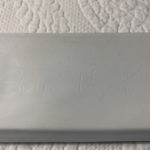 Iris Collection Butter Dish Sheepscot Pottery Maine Hand Painted Signed Covered - Picture 5 of 5